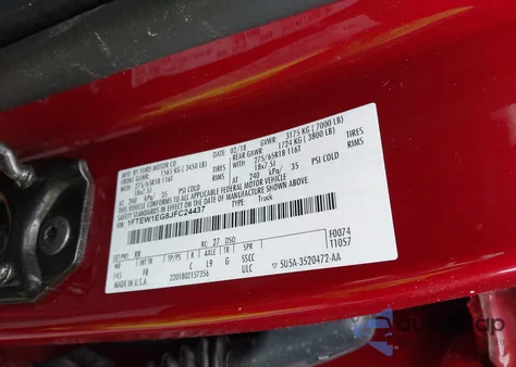 2018 Ford F-150 Xlt z USA, uszkodzony, nr VIN 1FTEW1EG8JFC24437